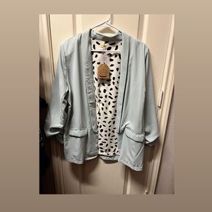 Sky blue blazer